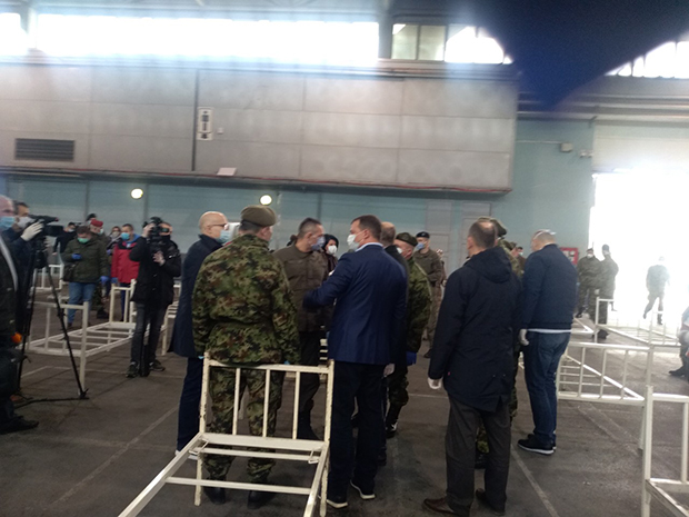 Припреме и на Новосадском сајму: У две хале поставља се 1.100 кревета (ФОТО/ВИДЕО)